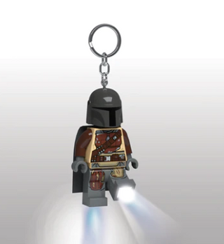 LEGO® The Mandalorian/Din Djarin Brown Durasteel Armor Keychain LED Light 3” Keychain LEGO®