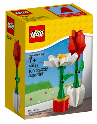 Flower Display, 40187 Building Kit LEGO®