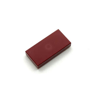 Tile 1x2, Part# 3069 Part LEGO® Dark Red 1 Part