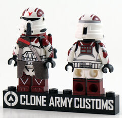 Airborne Rocket Trooper (Dark Red)- CAC Custom minifigure Clone Army Customs