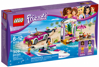 Andrea's Speedboat Transporter, 41316-1 Building Kit LEGO®