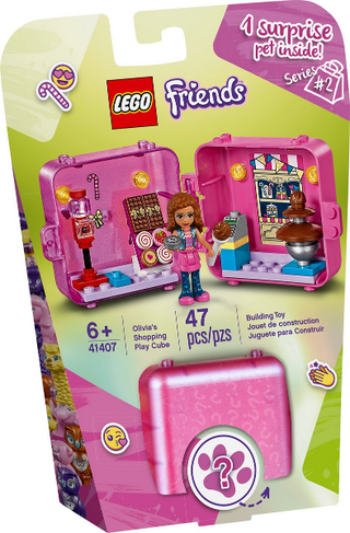 Olivia's Shopping Play Cube, 41407 Building Kit LEGO®