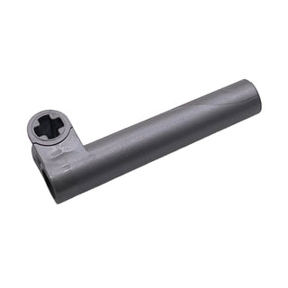 Technic, Axle Connector Perpendicular 2x5 Bent, Part# 53586 Part LEGO® Flat Silver