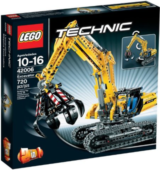 Excavator, 42006 Building Kit LEGO®