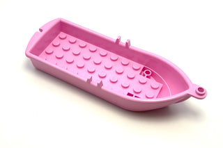 Boat, 14x5x2 with Oarlocks and 2 Hollow Inside Studs, Part# 2551 Part LEGO® Bright Pink  