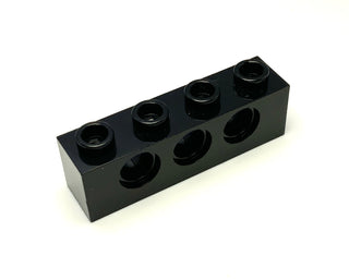 Technic, Brick 1x4 with Holes, Part# 3701 Part LEGO® Black  