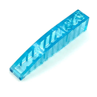 Slope Curved 6x1, Part# 42022 Part LEGO® Trans-Light Blue