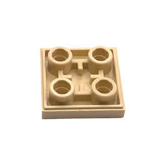 Tile, Modified 2 x 2 Inverted with Brown-Haired Hobbit on Red Background Pattern, Part# 11203pb004 Part LEGO®