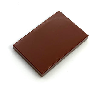 Tile 2x3, Part# 26603 Part LEGO® Reddish Brown