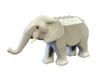 LEGO® Elephant Type 2 with Short Tusks LEGO® Animals LEGO®
