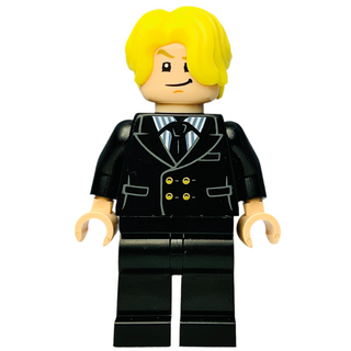 Sanji Vinsmoke - Black Tuxedo, op014 Minifigure LEGO® Like New