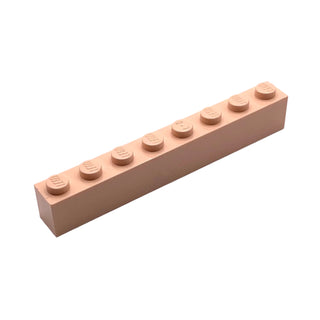 Brick 1x8, Part# 3008 Part LEGO® Light Nougat 1 Part