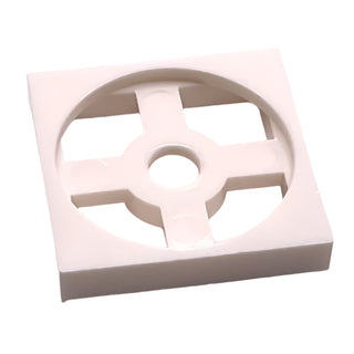 Turntable 2 x 2 Plate, Base, Part# 3680 Part LEGO® White