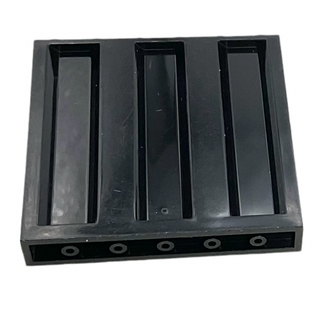 Panel 1x6x5 with Corrugated Profile Part# 23405 Part LEGO® Black