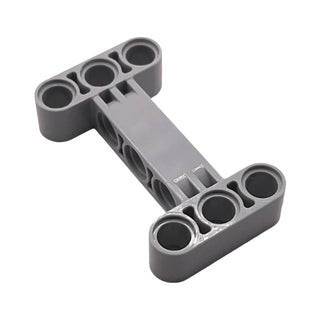 Technic, Liftarm, Modified H-Shape Thick 3x5 Perpendicular, Part# 14720 Part LEGO® Light Bluish Gray