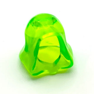 Minifigure Headgear, Jedi Hood, Part# 30381 Part LEGO® Prototype Trans-Bright Green  