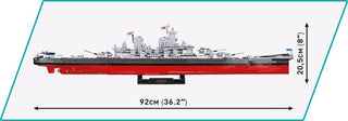 COBI EXECUTIVE EDITION Iowa-Class Battleship: Set #4836 Cobi Kit Cobi Toys