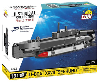 COBI U-Boat XXVII "Seehund" Midget Submarine: Set #4846 Cobi Kit Cobi Toys