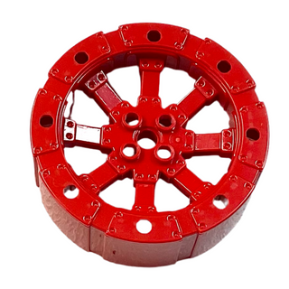 Wheel Wagon Viking with 12 Holes (55mm D.), Part# 55817 Part LEGO® Red