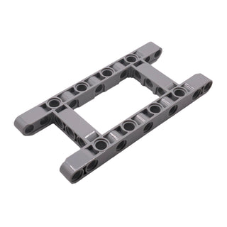 Technic, Liftarm, Modified Frame Thick 5x11 Open Center, Part# 64178 Part LEGO® Light Bluish Gray