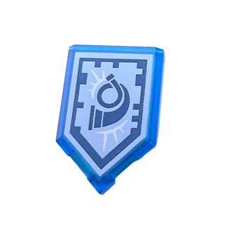 Tile, Modified 2 x 3 Pentagonal with Nexo Power Shield Pattern - Hornblower, Part# 22385pb067 Part LEGO®