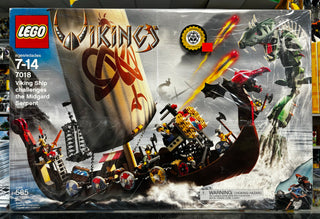 Viking Ship challenges the Midgard Serpent, 7018 Building Kit LEGO®