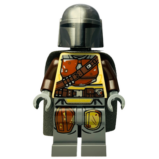 Din Djarin - Brown Durasteel Armor, sw1057 (with Cape) Minifigure LEGO® Like New