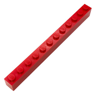 Brick 1x12, Part# 6112 Part LEGO® Red 1 Part