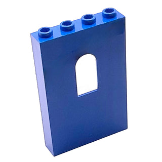 Panel 1x4x5 Window, Part #60808 Part LEGO® Blue Very Good