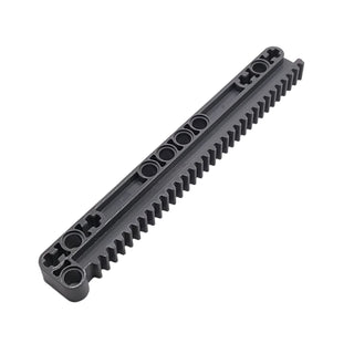Technic, Gear Rack 1 x 14 x 2 with Axle and Pin Holes, Part# 18942 Part LEGO® Dark Bluish Gray
