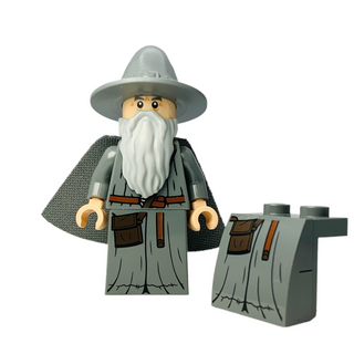 Gandalf the Grey, lor125 Minifigure LEGO® Like New with Sitting Accessory