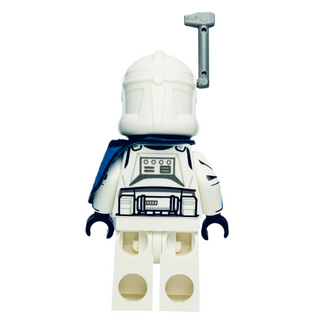 Clone Trooper Captain Rex, 501st Legion (Phase 2) - Blue Cloth Pauldron, Rangefinder, Printed White Arms - sw1315 Minifigure LEGO®