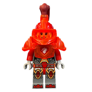 Macy Halbert - Trans-Neon Orange Visor and Armor, nex119 Minifigure LEGO®