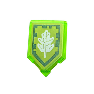 Tile, Modified 2 x 3 Pentagonal with Nexo Power Shield Pattern - Tech Tree, Part# 22385pb111 Part LEGO®