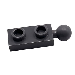 Plate, Modified 1x2 with Tow Ball on End, Part# 22890 Part LEGO® Dark Bluish Gray