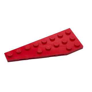 Wedge, Plate 8 x 3 Pentagonal Left, Part# 50305 Part LEGO® Red