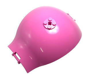 Panel 10x4x13 Curved Tapered with Bar Handle at Each End (4 Studs on Side), Part# 65783 Part LEGO® Dark Pink