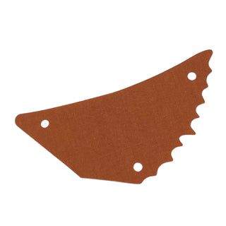 Cloth Sail Triangular with Tattered Edge (Ewok Glider Wing), Part# 86297 Part LEGO® Dark Orange Very Good