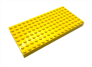 Brick 8 x 16, Part# 4204 Part LEGO® Yellow Very Good