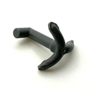 Hook Grappling with Side Bar, Part# 15534 Part LEGO® Dark Bluish Gray