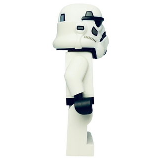 Stormtrooper, (Dual Molded Helmet, Gray Squares on Back) - Male, Light Nougat Head, Frown sw1137 Minifigure LEGO®