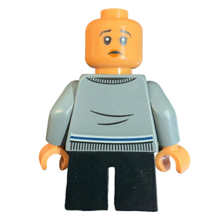 Cho Chang - Dark Bluish Gray Ravenclaw Sweater with Crest, Black Short Legs, Flexible Rubber Hair, hp263a Minifigure LEGO®