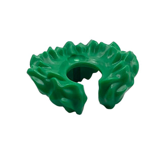 Minifigure Neck Collar Fur, Textured (Bird Nest), Part# 26066 Part LEGO® Green