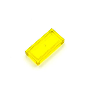Tile 1x2, Part# 3069 Part LEGO® Trans-Yellow  