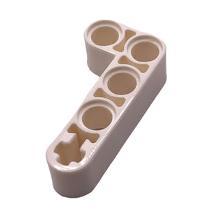 Technic, Liftarm, Modified Bent Thick L-Shape 2x4, Part# 32140 Part LEGO® White
