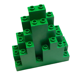 Rock Panel 3 x 8 x 7 Triangular (LURP) Part# 6083 Part LEGO® Green 1 Part