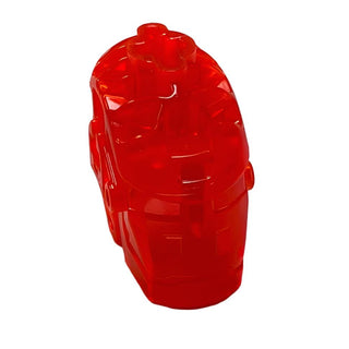 Bionicle Head Connector Block (Glatorian), Part# 64262 Part LEGO® Trans-Neon Orange