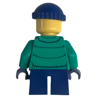 Holiday- Winter Jacket with Dark Blue Knit Cap, hol065 Minifigure LEGO®