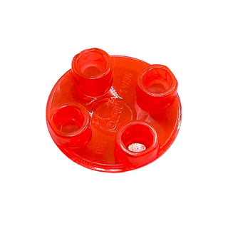 Plate, Round 2x2 with Rounded Bottom (Boat Stud), Part# 2654 Part LEGO® Trans-Neon Orange