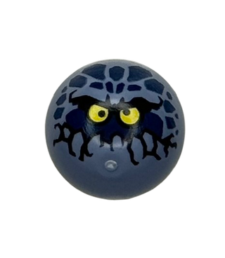 Technic Ball Joint with Graveller Type 2 Closed Mouth Pattern, Part# 32474pb011 Part LEGO®